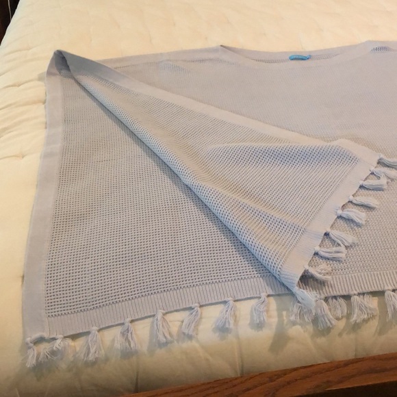 J McLaughlin poncho one size light blue/periwinkle - Picture 3 of 3